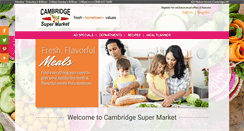 Desktop Screenshot of cambridgesupermarket.com